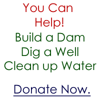 You can help, donate clean water.