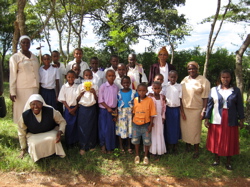Water project benefiting people in rural Kenya