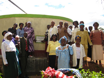 Water tank dedication