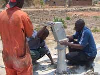 Dig wells in Africa for schools