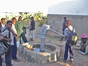 Nkwazi well being used by schoolchildren border=